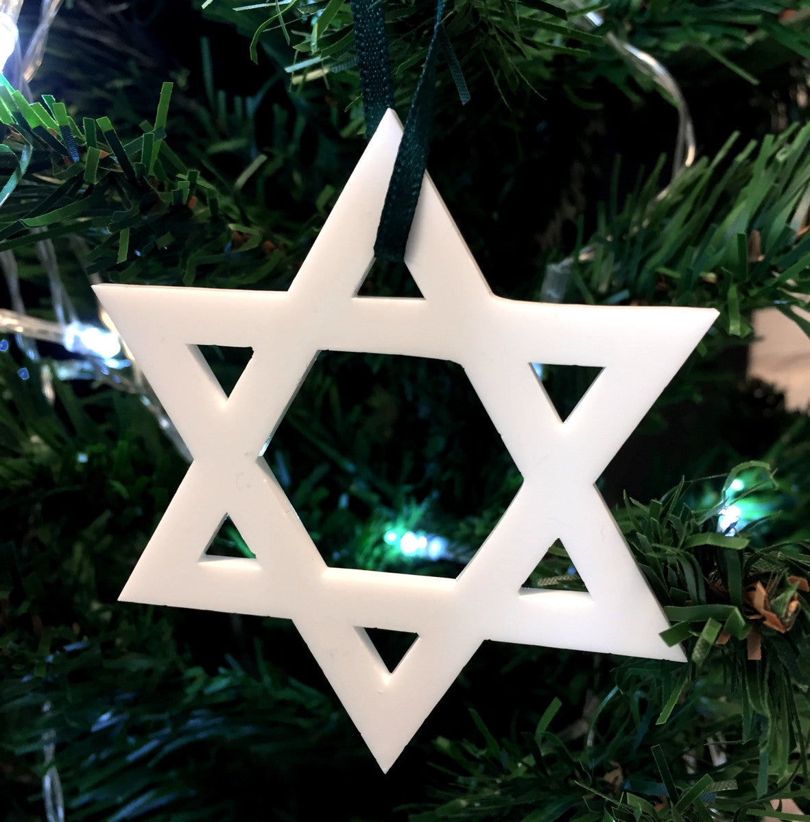 Star of David Christmas Tree Decorations