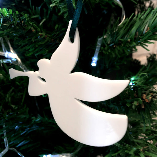 Trumpeting Angel Christmas Tree Decorations