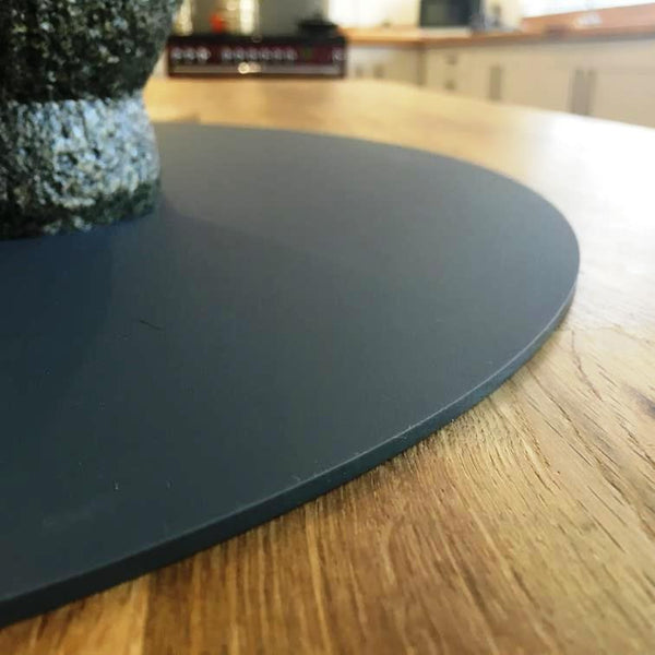 Oval Worktop Saver - Graphite Grey